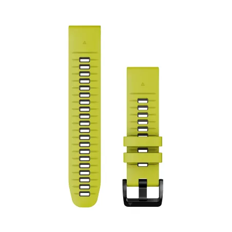 Bracelet de montre Garmin QuickFit 22mm Silicone Jaune / Graphite 010-13280-03
