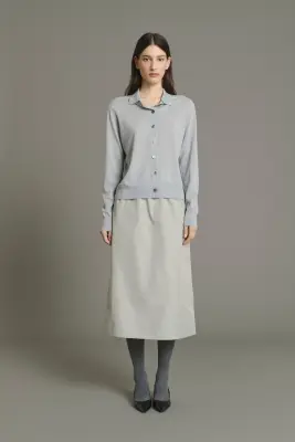 CARDIGAN HAILEY BLEU PÂLE — photo 1