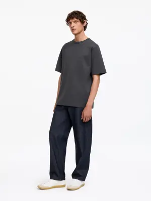 T-shirt oversize 270 GSM - Gris foncé — photo 2