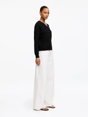 Gilet en laine mérinos - Noir — photo 1