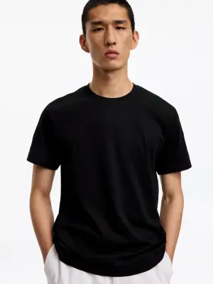 T-shirt classique 170 GSM - Noir — photo 4