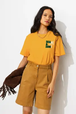 T-shirt manches courtes Femme — photo 3