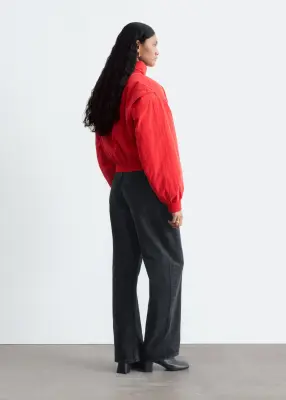 Veste style bomber d’inspiration années 80 - Rouge — photo 5
