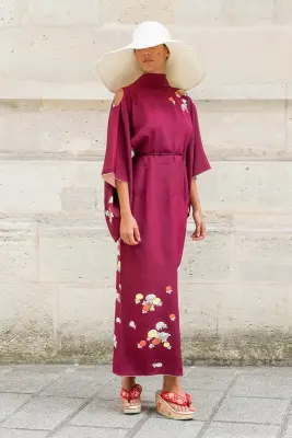 Robe kimono épaules nues — photo 3