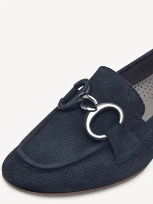 Mocassins Tamaris 008-54202-42 Bleu Foncé - Daim Grande Pointure Femme — photo 5