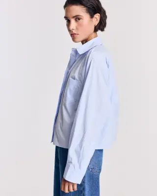 Chemise Eustache bleu ciel — photo 3