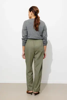 Pantalon jogpant en toile — photo 4