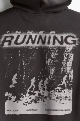 Hoodie de sport sans manches DryMove™ - Gris foncé/Running — photo 5