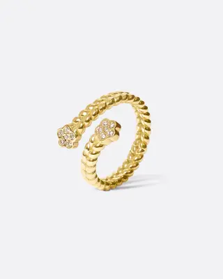 BAGUE TAHIA - Or rose 18 carats — photo 1