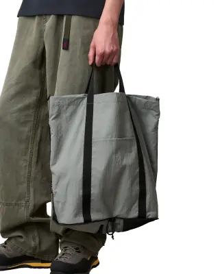 Nylon Packable Tote Grey — photo 2
