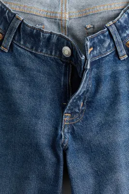 MAMA Before & After Straight Low Ankle Jeans - Bleu denim — photo 2
