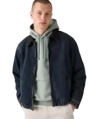 Castro Full Zip Lined Jacket Dark Blue Black — photo 2