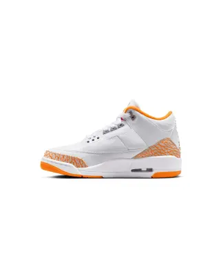 W Air Jordan 3 Retro White "Orange Citrus" — photo 3