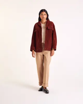 Veste Augustin croute brique — photo 2