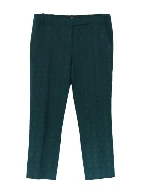 Pantalon cropped Asher Skinny Beatles vert émeraude Px boutique 300€ Taille 38 — photo 4