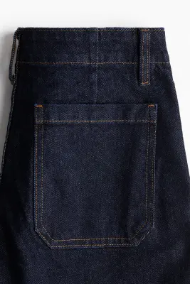 Flared High Jeans - Bleu denim foncé — photo 5