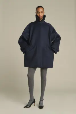 MANTEAU KASPER DARK NAVY — photo 1