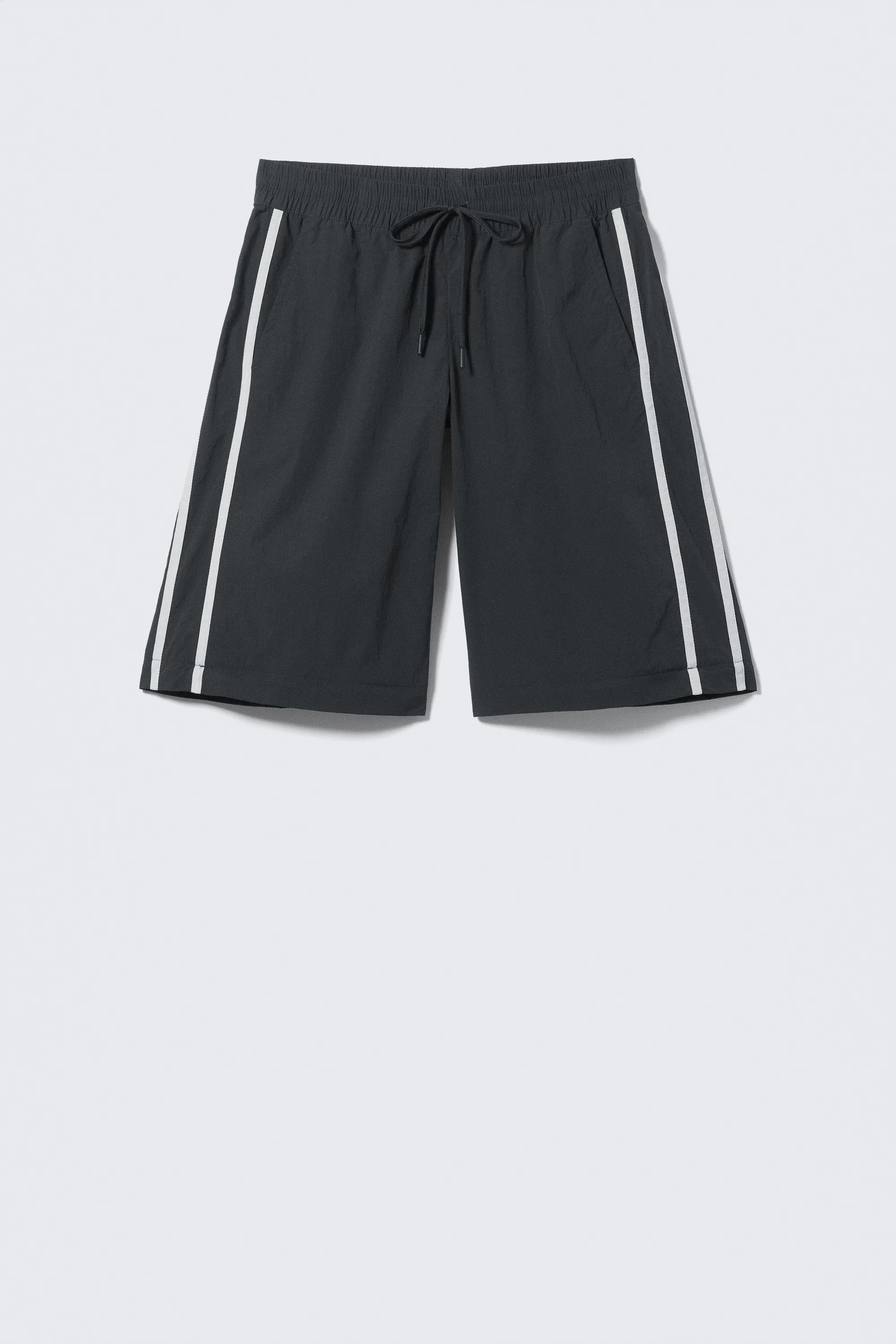 Pantalon de survêtement en nylon - Noir - Beige Stripe