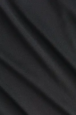 Robe dos nu à effet drapé - Noir — photo 2