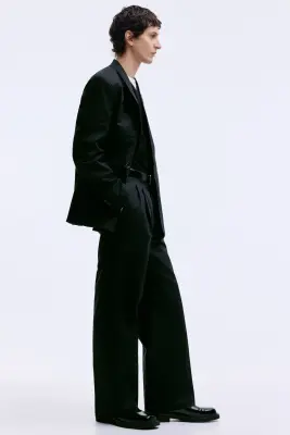 Pantalon chic Loose Fit - Noir — photo 2