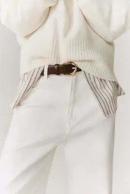 Pull oversize - Crème — photo 1