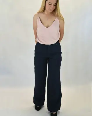 Pantalon Zhéa Lin Marine — photo 8
