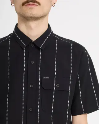 Chemise volcom whitworth SS – Gloss black — photo 5
