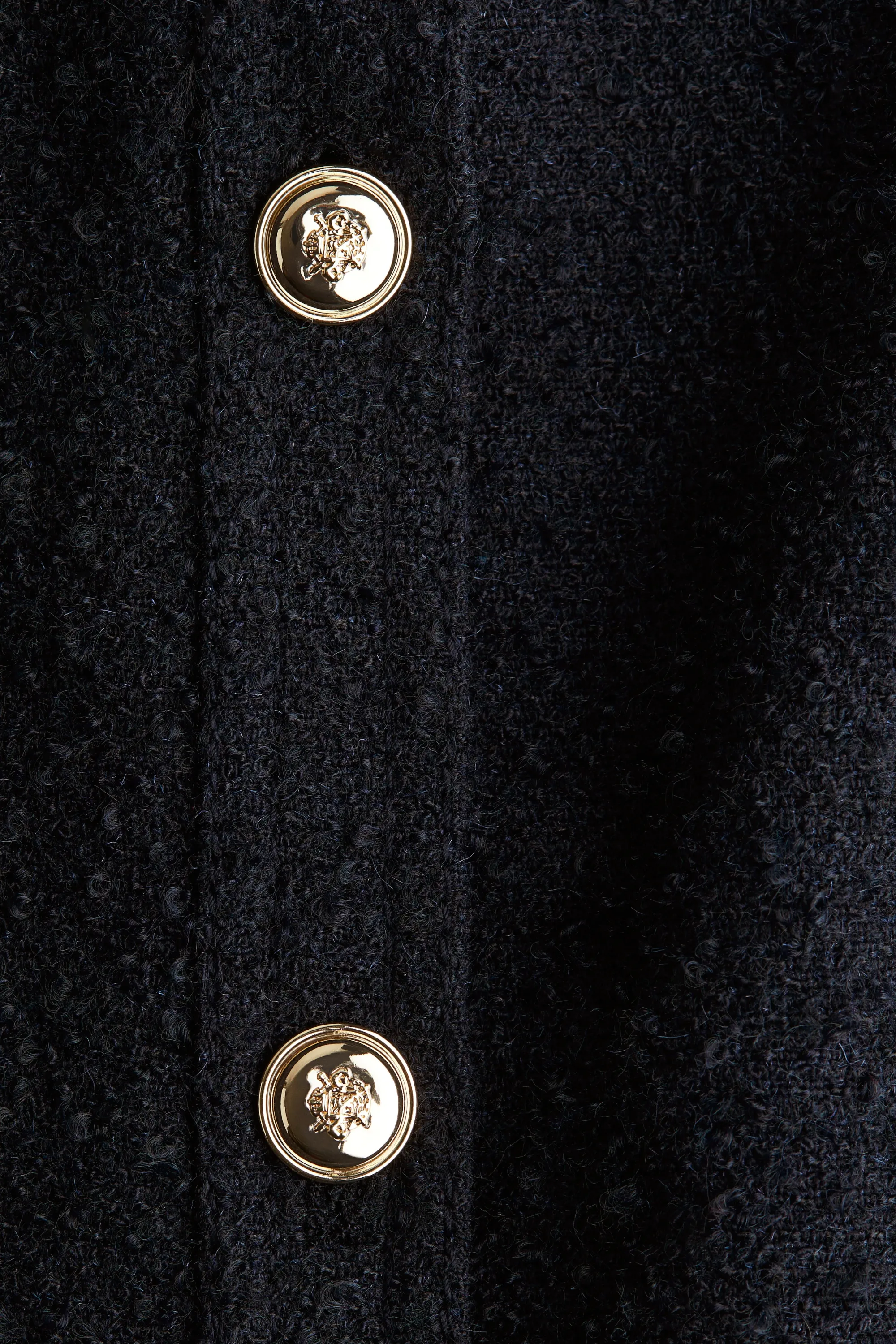 Robe en bouclette - Bleu marine