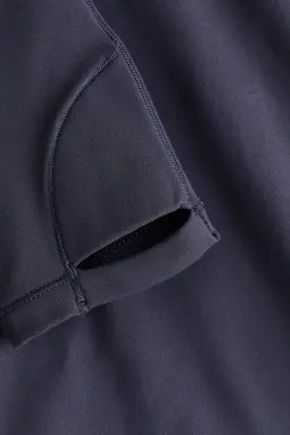 Top de sport chaud à col zippé SoftMove™ - Brume violette — photo 5