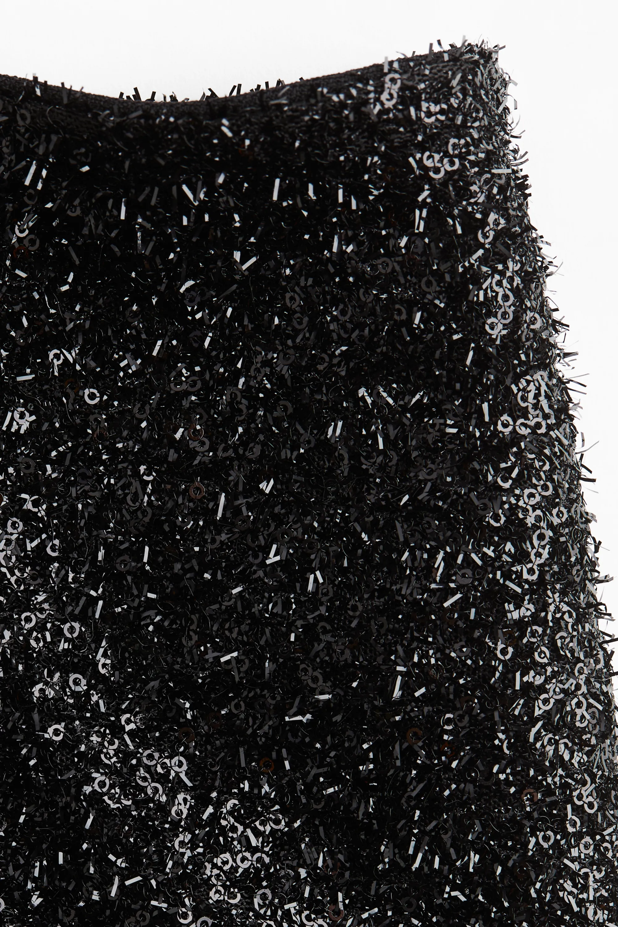 Mini short à sequins - Noir