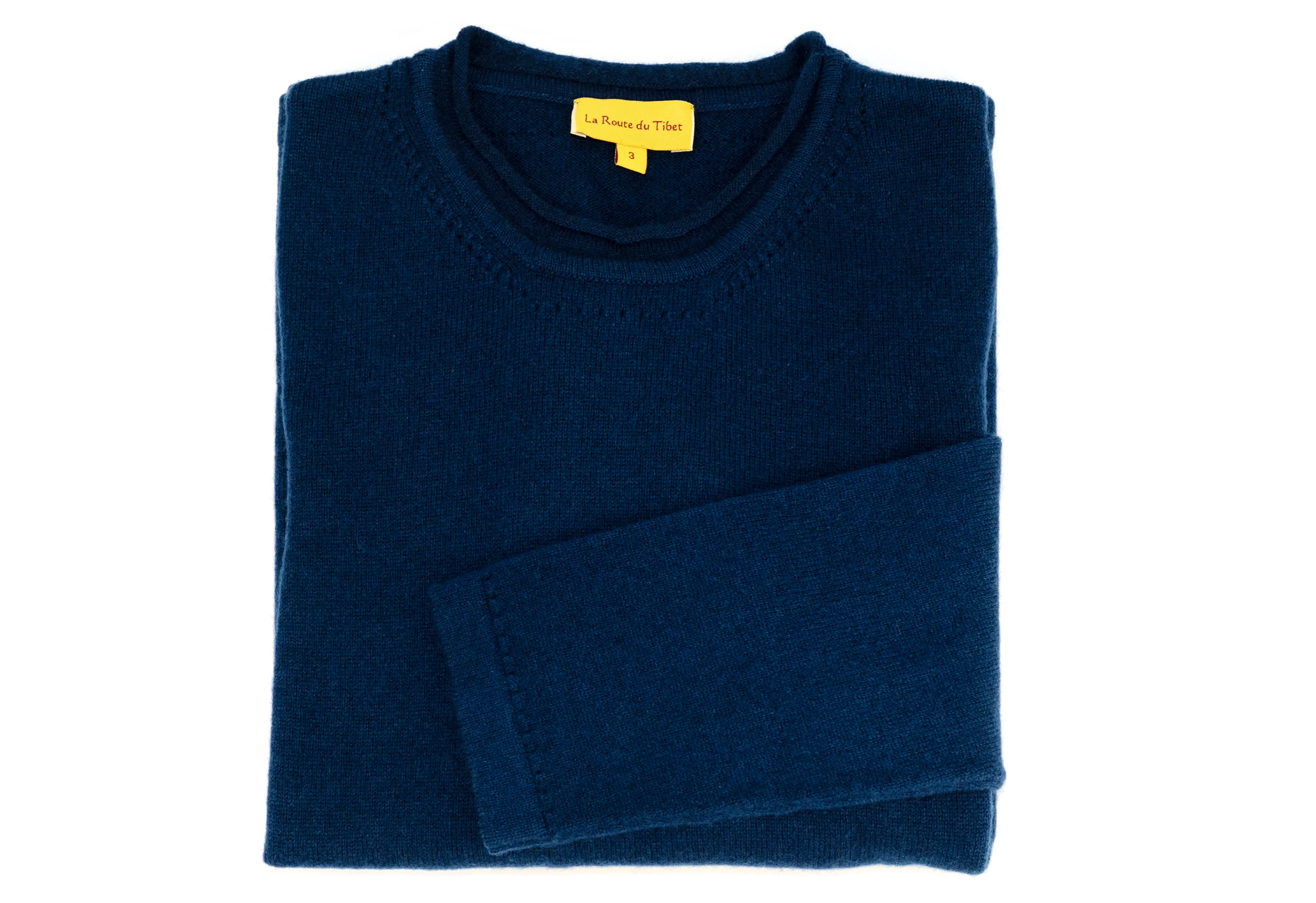 100% pashmina sweater - bleu nuit