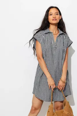 Robe courte à carreaux vichy — photo 2