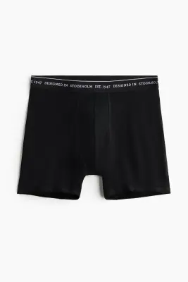 Lot de 3 boxer mi-longs COOLMAX® - Noir/turquoise foncé/turquoise — photo 2
