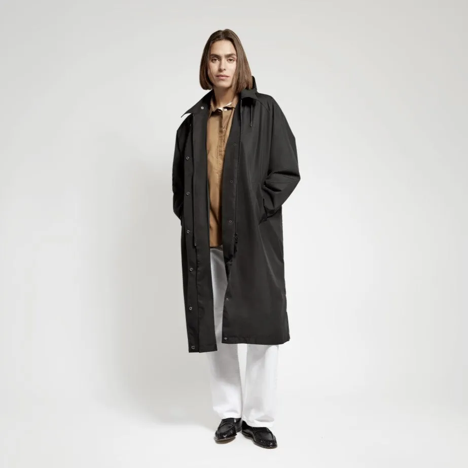 Trench imperméable unisexe noir – Fudoon