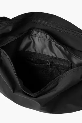 Sac à bandoulière 'Grid Cross Bag' en nylon - Noir — photo 4