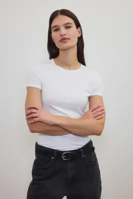 T-shirt Warming Slim Fit - Blanc — photo 1