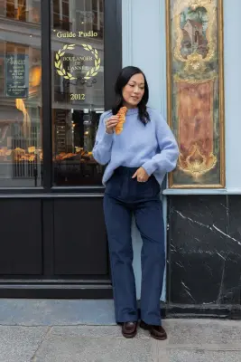 Pantalon Gwenn - marine — photo 4