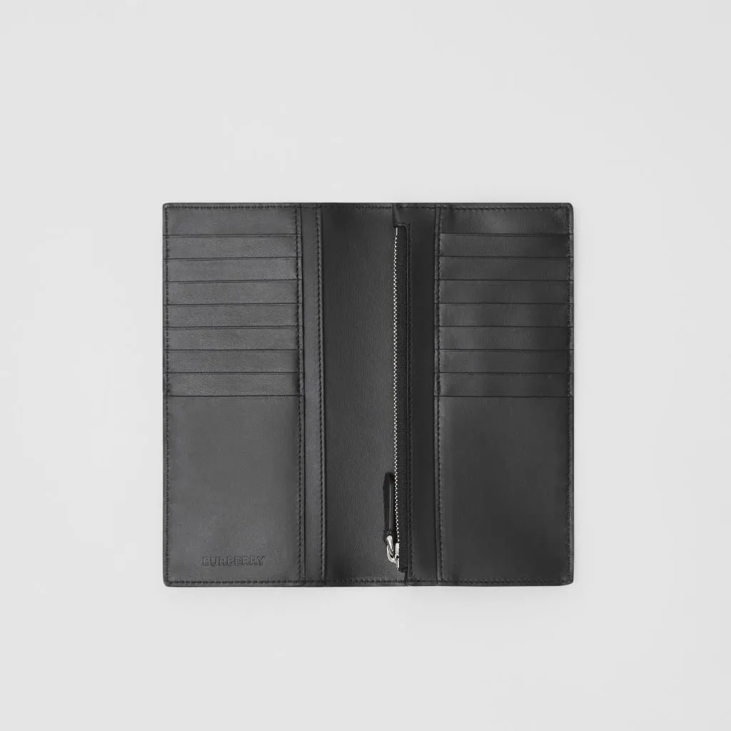 Portefeuille continental vintage check