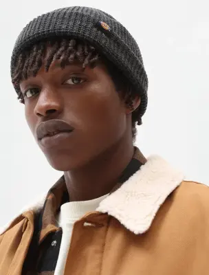 Bonnet Dickies Woodworth waffle beanie – Black — photo 3