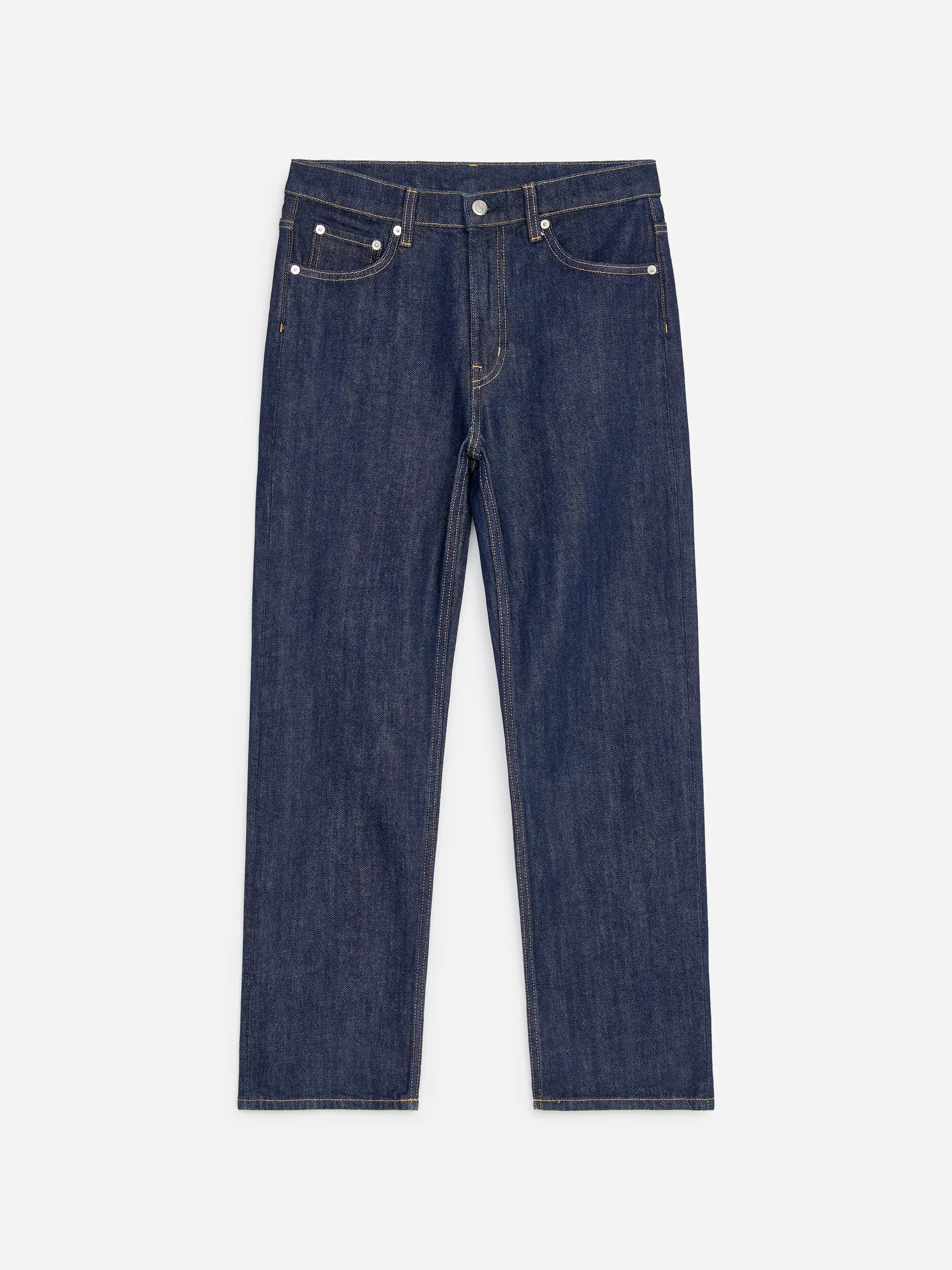 Jean slim raccourci JADE - Bleu foncé