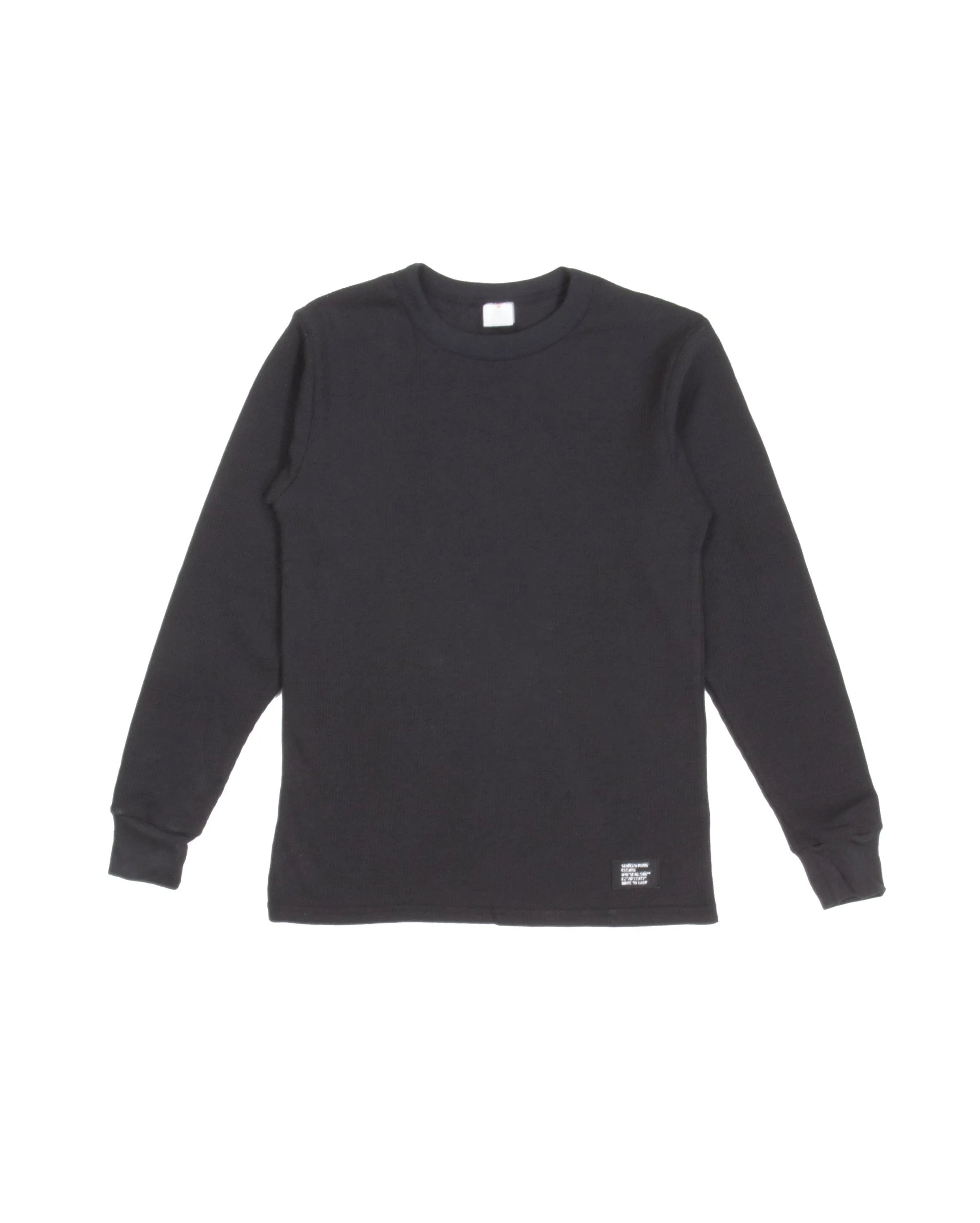 Thermal Tee Shirt LS Black