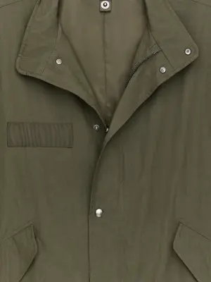 Parka en coton mélangé - Vert kaki — photo 1