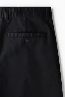 Chino Relaxed Fit en coton - Noir — photo 4