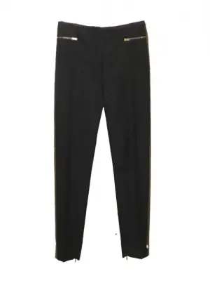 Pantalon droit par Phoebe Philo en laine noir et vert à zip Prix boutique 900€ Taille XS — photo 1