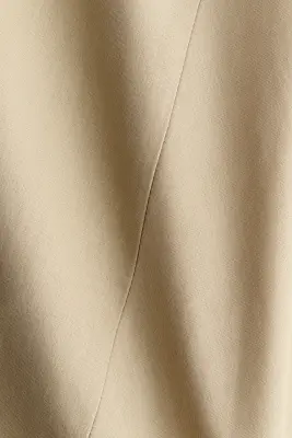 Jupe évasée en coton - Beige — photo 4