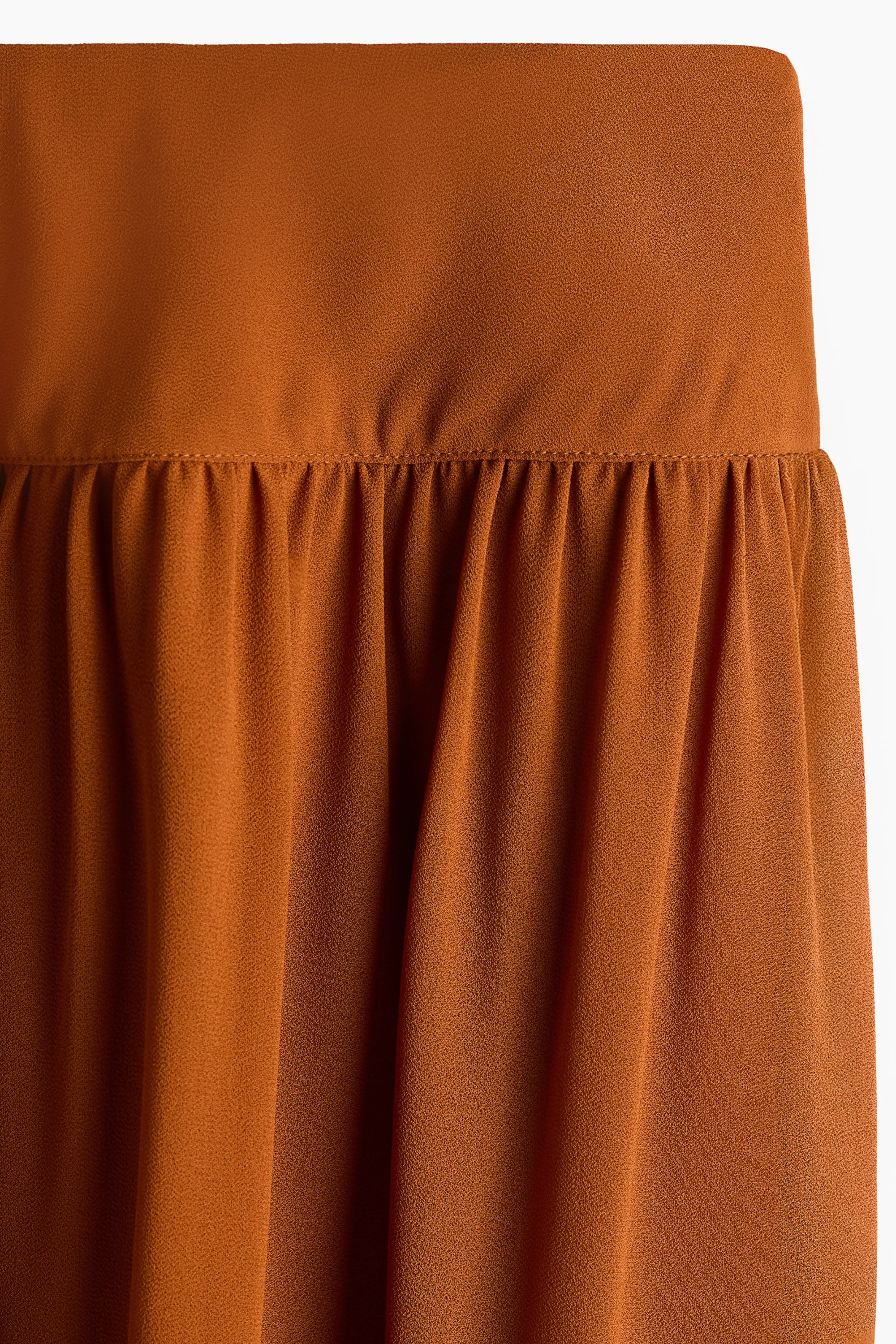 Pantalon en mousseline - Brun rouille