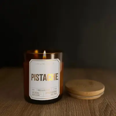 Bougie végétale parfumée Pistache — photo 3