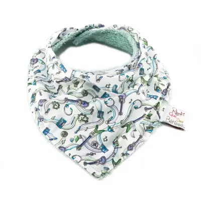Bavoir bandana à motifs (au choix) – Rien Que Des Bêtises — photo 4