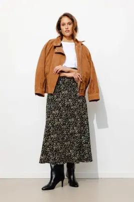 Jupe évasée imprimée Femme — photo 2