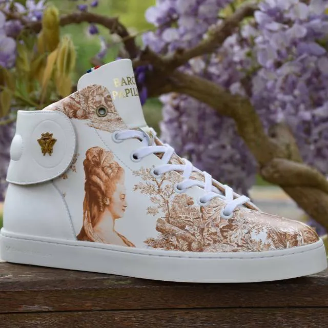 Baskets Mid ocres Marie-Antoinette